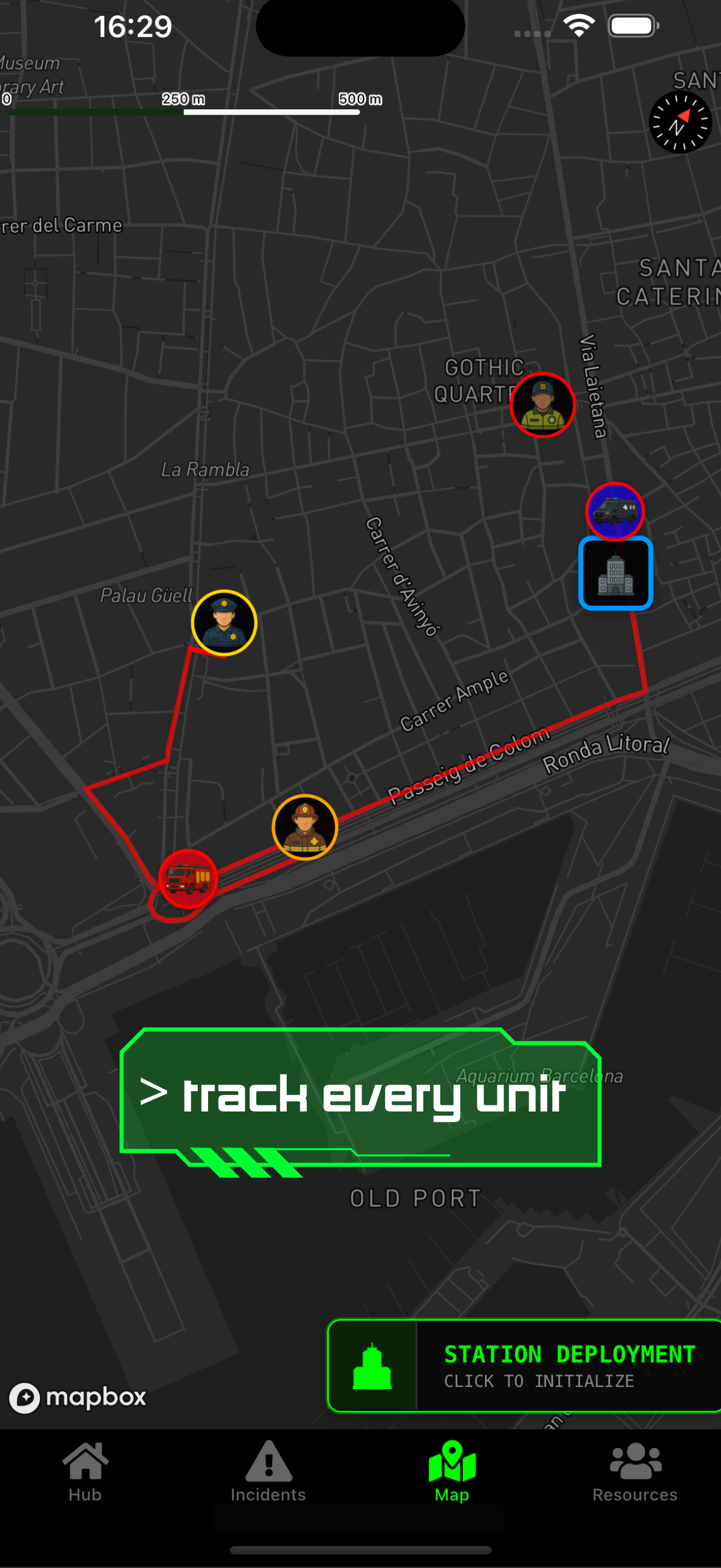 Dispatch Commander — Track every unit